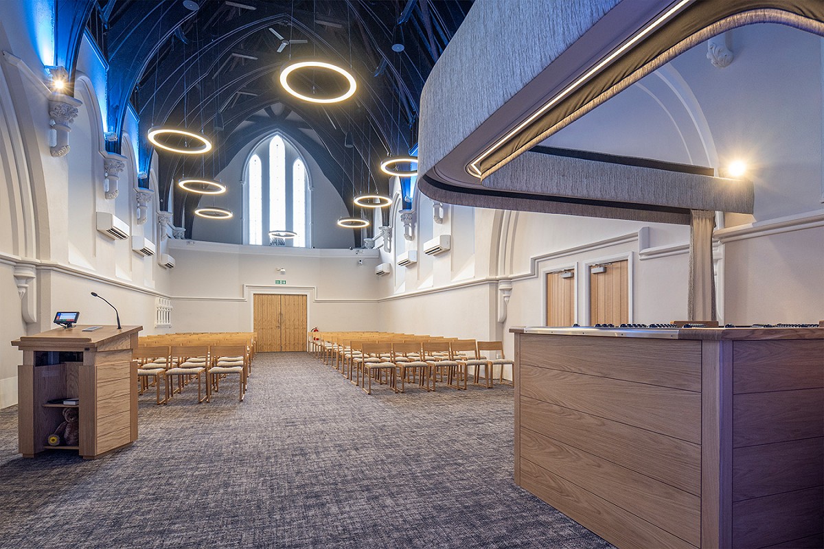 Bespoke church interior joinery