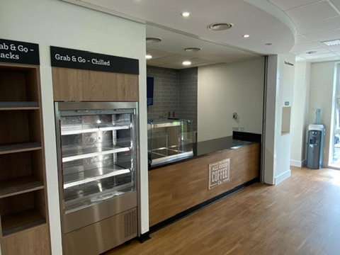 Grab and Go chilled servery counter